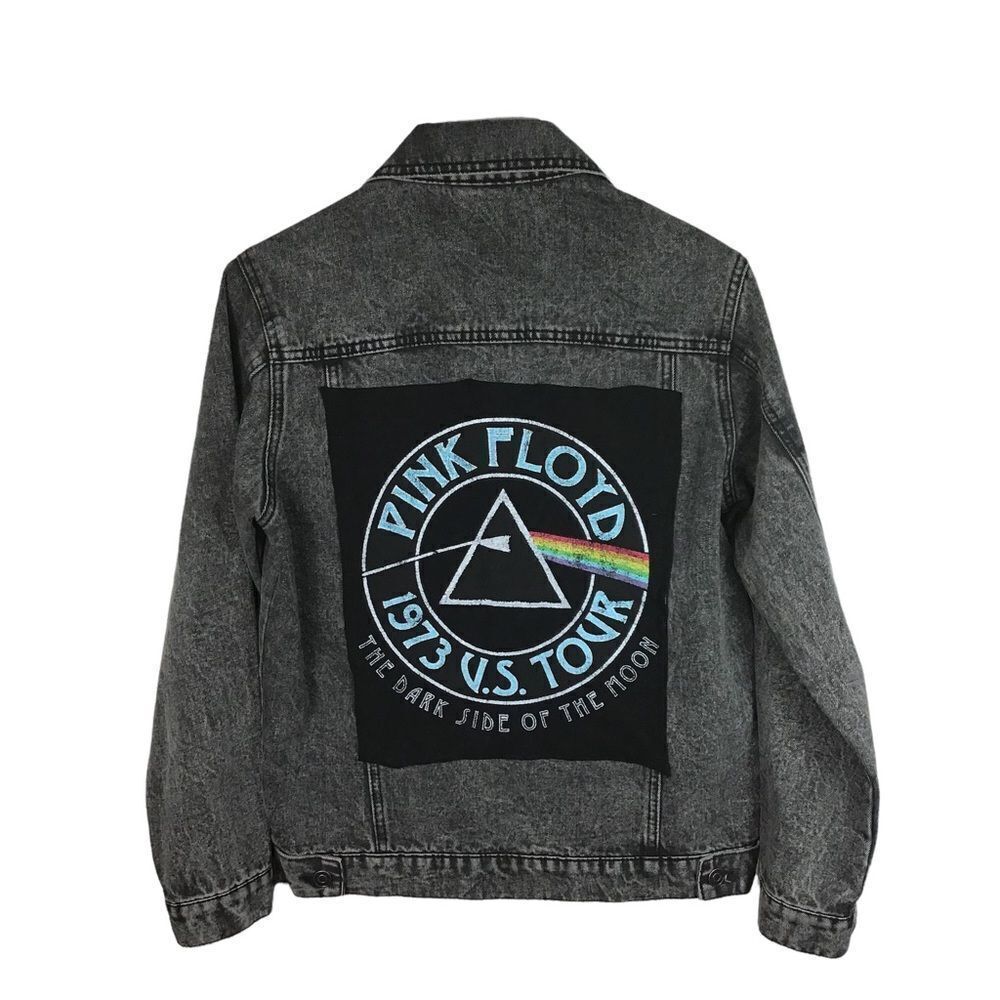 Pink Floyd Black Denim Jacket